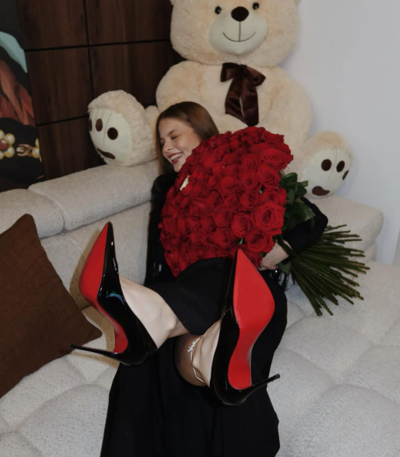 Antonia Salanță este iubita lui Daniel Bîrligea, atacantul de la FCSB/ sursă foto: social media