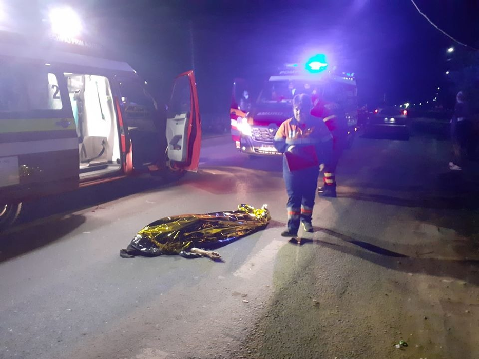 Accident violent în Călăraşi. Medicii s-au chinuit în zadar să salveze viaţa victimei