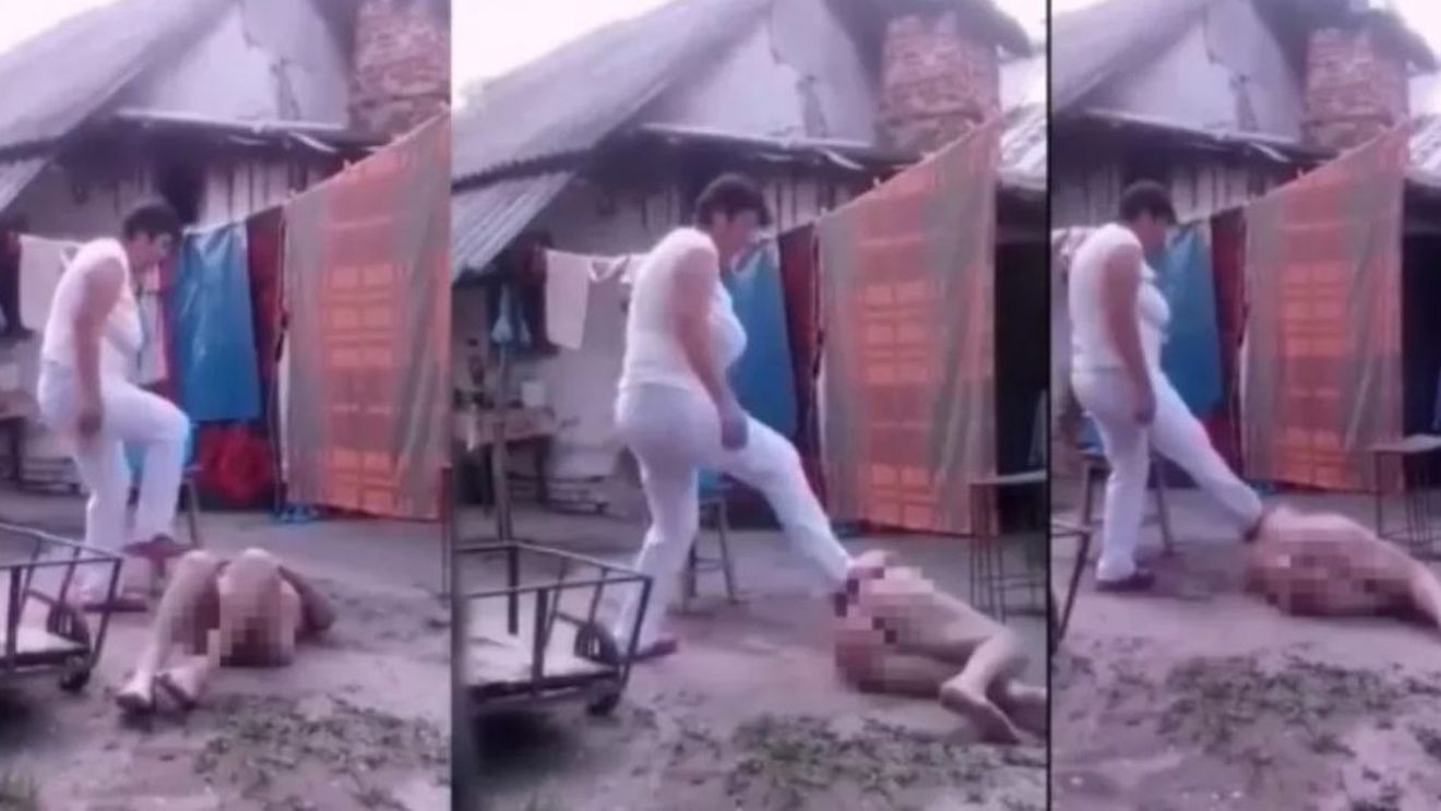 Bătrâna din Vâlcea, bătută cu bestialitate de propria fiică, a fost internată de urgență în spital