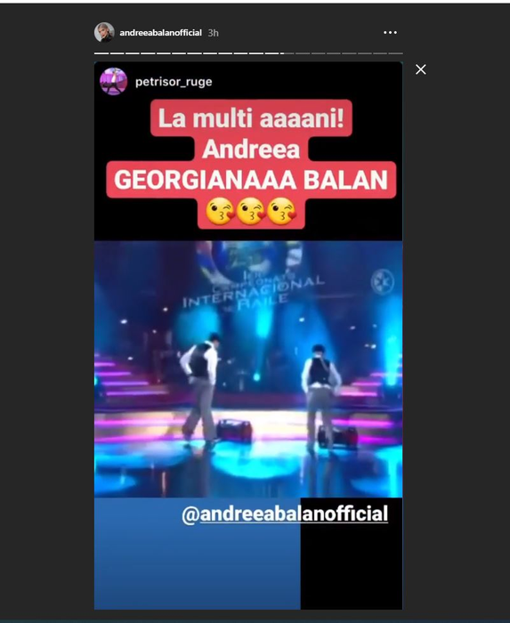 Petrișor Ruge, urare superbă pentru Andreea Bălan de ziua onomastică! Dansatorul a publicat imagini de colecție cu ei doi împreună