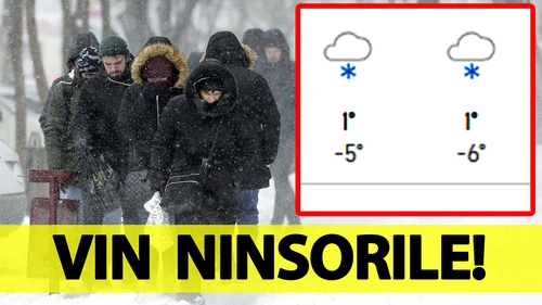 Vin ninsorile în București! Iarna vine mai repede decât ne așteptam. Pe ce dată exactă va ninge, potrivit meteorologilor Accuweather