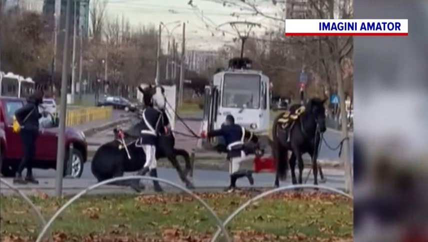 Jandarmul care a căzut de pe cal, la parada de 1 Decembrie, a consumat băuturi alcoolice. Este cercetat de Parchetul Militar
