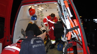Un timisorean, spulberat pe trecerea de pietoni de o ambulanta!