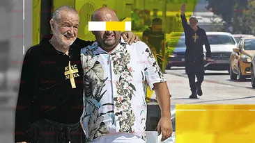 Gigi Becali și-a etalat noua piesă vestimentară în fața catedralei de 10 milioane de euro. Fanii s-au strâns în jurul lui ca la pelerinaj