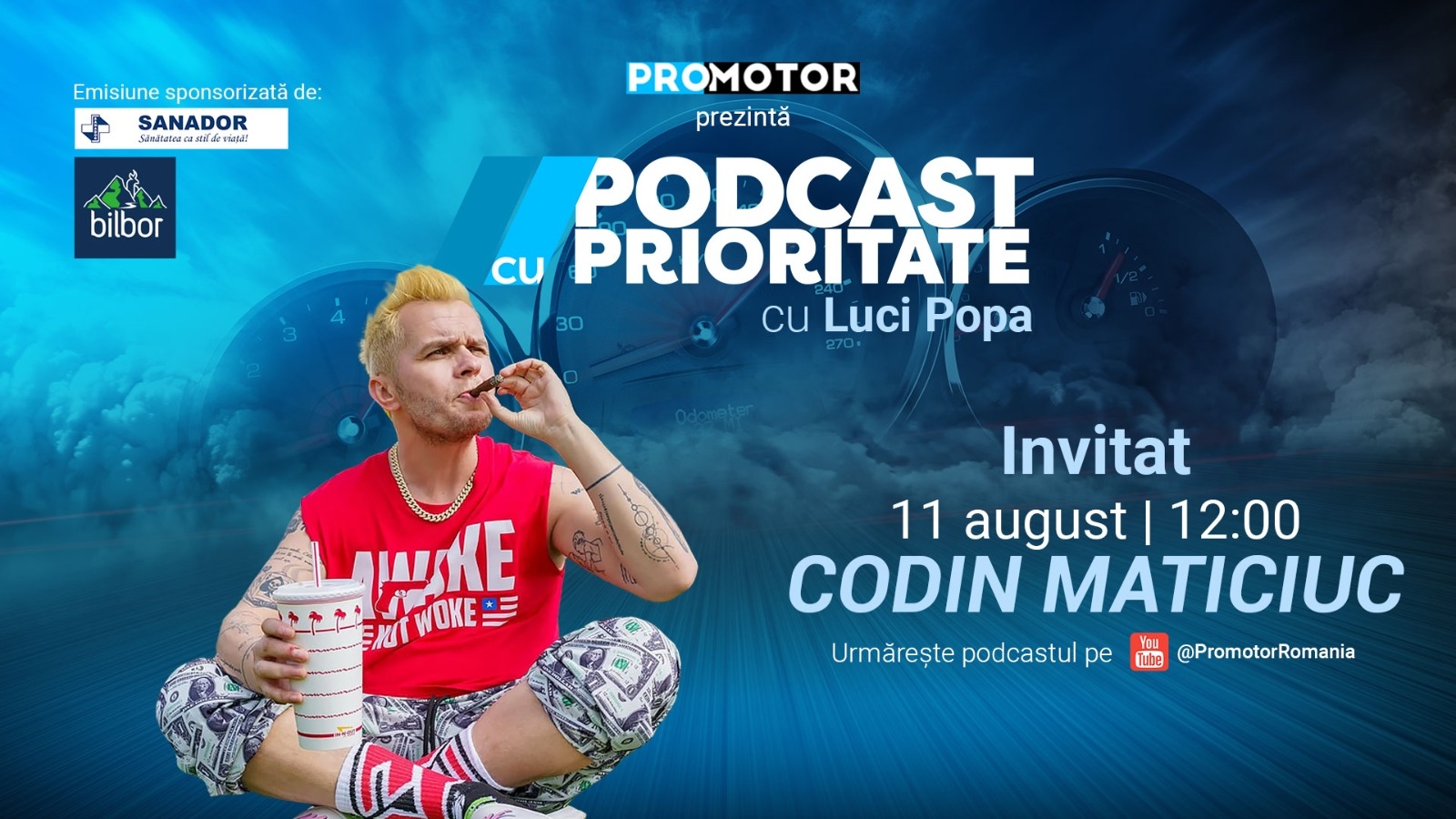 Auto & cinematografe: Codin Maticiuc în „Podcast cu Prioritate” #80 despre Mercedes SL, Ferrari și „Cursa”