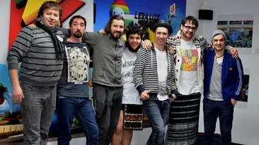 Dj-ii ProFM Nicolai si Gicu si-au pus fotele populare pentru lansarea in premiera a albumul Zdob si Zdub