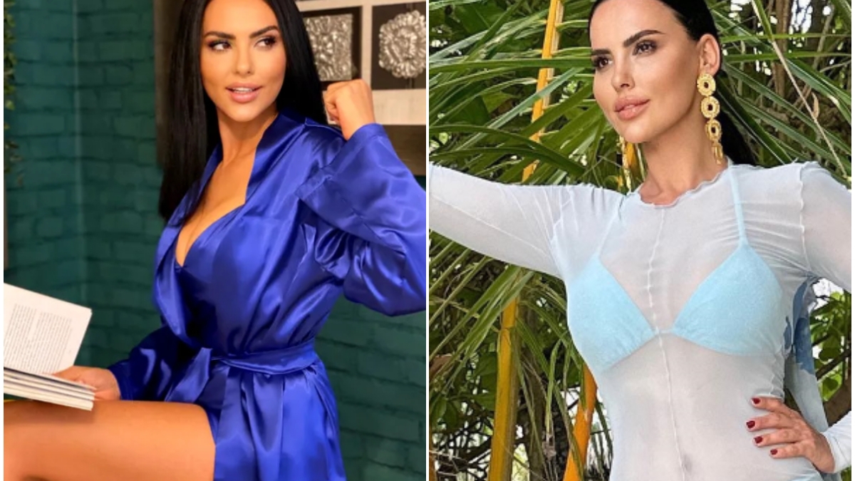 Lavinia Pîrva, forme perfecte la 39 de ani! Soția lui Ștefan Bănică Jr. a făcut furori în costumul de baie