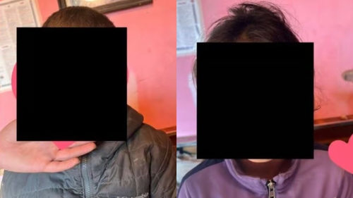 Ei sunt Dana și Tibi, frații înecați în pârâul din spatele casei. Au fost înmormântați lângă alți doi frați ai lor