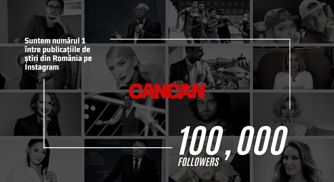 CANCAN, numărul 1 pe Instagram între publicațiile din România