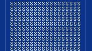 Test de perspicacitate | Găsiți cifra 5 în maximum 7 secunde!