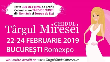 Cel mai mare târg de nunți din Europa de Est își deschide porțile în Bucureşti, la Romexpo!