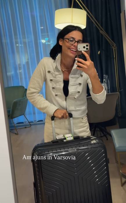 Andreea Popescu a mers la concertul lui Bad Bunny din Varșovia/ sursă foto: social media