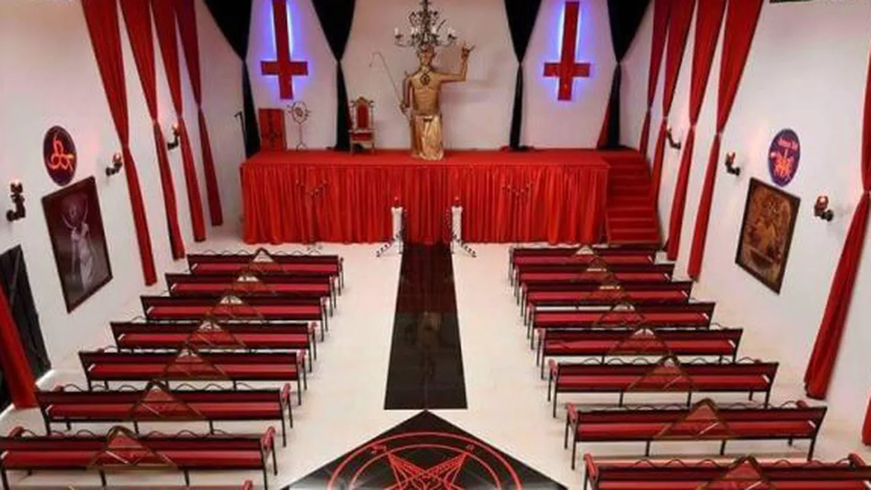 O biserică aşa cum nu ai mai văzut! Îi este dedicată lui Lucifer! 