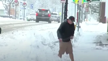 Iarna se dezlănțuie! Primarul le cere tuturor să fie în case la 17:30. Temperaturile vor atinge -45 de grade Celsius