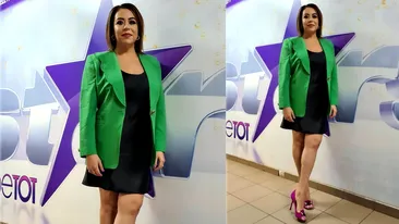 Îmbrăcată într-o rochie scurtă și sexy, Oana Roman a făcut proba centimetrului în direct, la TV: “Oamenii sunt foarte ușor de manipulat”