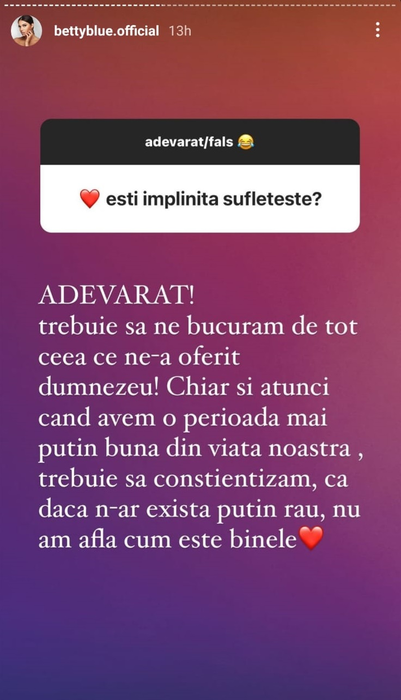 Betty Blue a răspuns deschis la întrebările fanilor