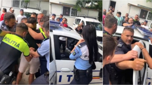 Scandal în Ferentari. Tineri încătușați și sute de oameni ieșiți în stradă