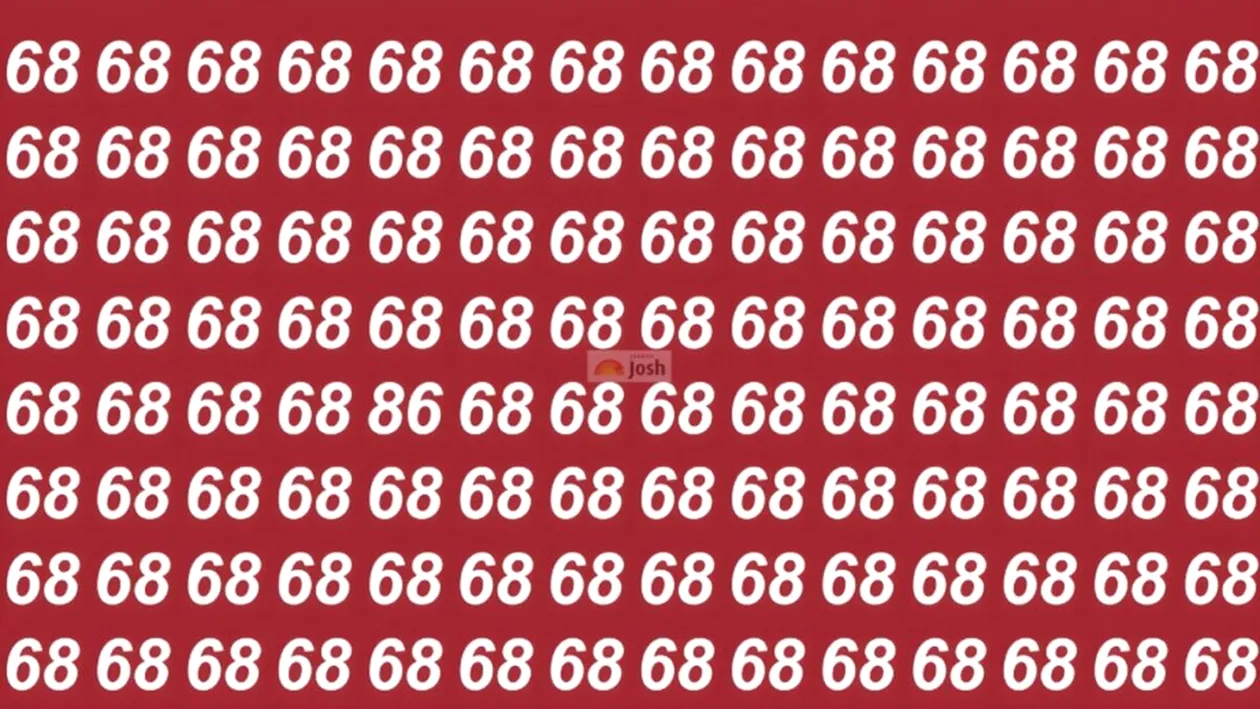 Test de inteligență | Identificați singurul număr care nu este 68!