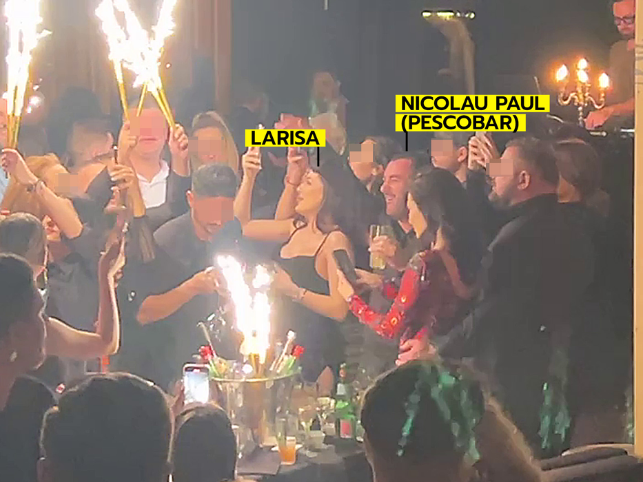 Pescobar a comandat băuturi fine la Loft / (Sursa: CANCAN.RO)