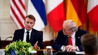 Donald Trump, surprins de un microfon lăsat deschis în timp ce vorbea în șoaptă cu Macron despre Putin. „Cred că vrea...”