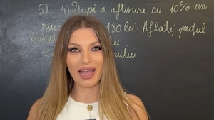 Test IQ cu profa Loredana de la Survivor | După o ieftinire cu 10%, un rucsac costă 180 lei. Aflați prețul inițial al rucsacului