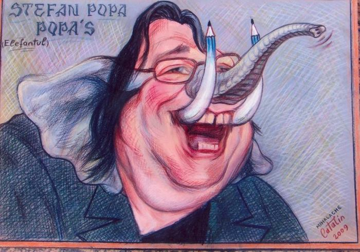 Omagiu adus mentorului său, Ştefan Popa Popa's