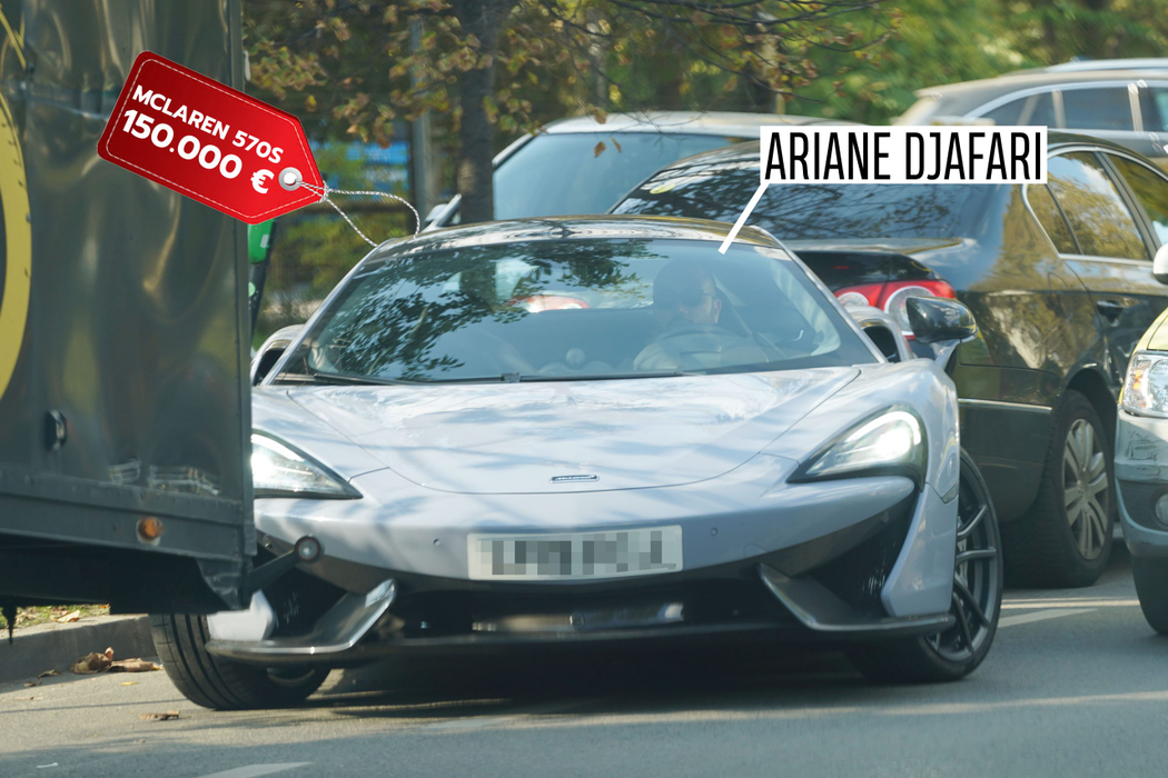 Ariane Djafari  și-a mărit parcul auto cu un McLaren 570S