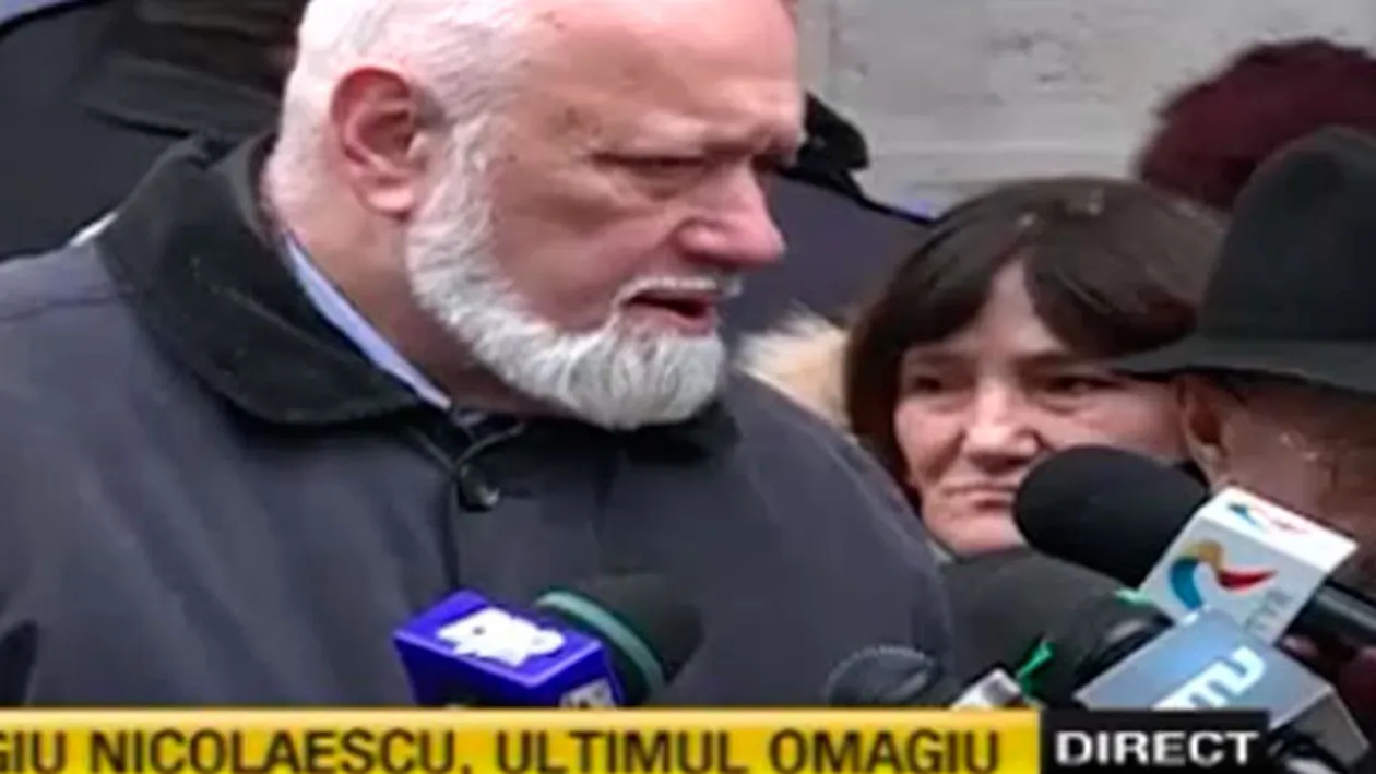 Gelu Voican Voiculescu, la căpătâiul lui Sergiu Nicolaescu: Acum o săptămână, am avut o discuţie foarte coerentă despre un film