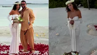 Cât costă ținuta pe care Andreea a purtat-o în ziua în care s-a căsătorit cu Dorian Popa. Fanii au crezut că nu văd bine!