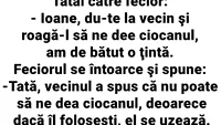 Bancul zilei. De ce nu se împrumută niciodată ciocanul