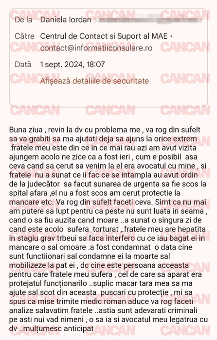 Dezvăluiri terifiante făcute de sora interlopului Săndulache, găsit mort în penitenciarul din Cordoba: ”Ei l-au otrăvit! Știți cum mi-am găsit fratele?”