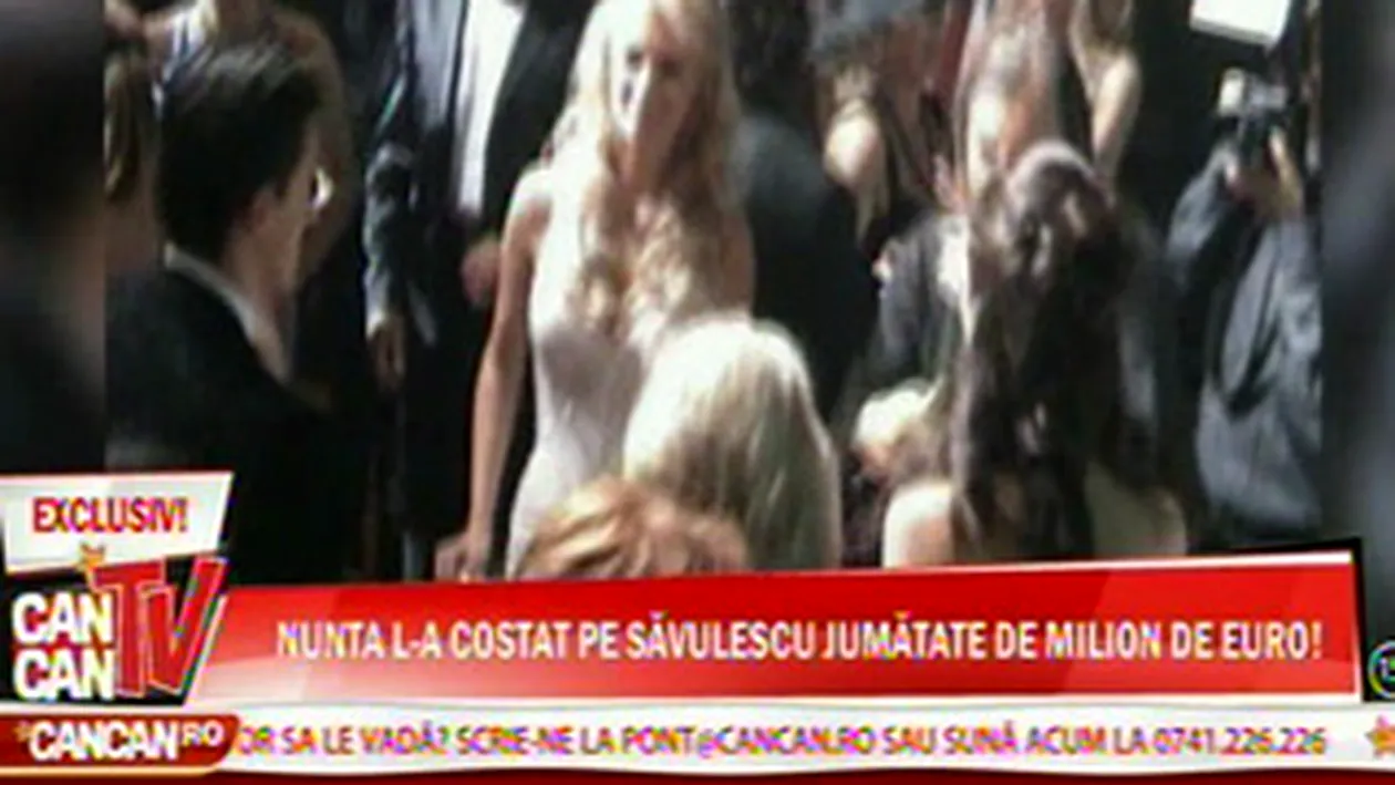 Imagini de la nunta de 500.000 de euro a lui Dragos Savulescu! Uite in ce lux s-a insurat cu Rodica!