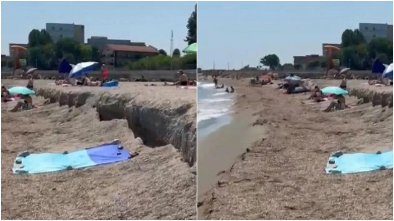 Fenomenul neobișnuit care distruge plajele de pe litoralul românesc! Ce este cliffing-ul și cum a apărut