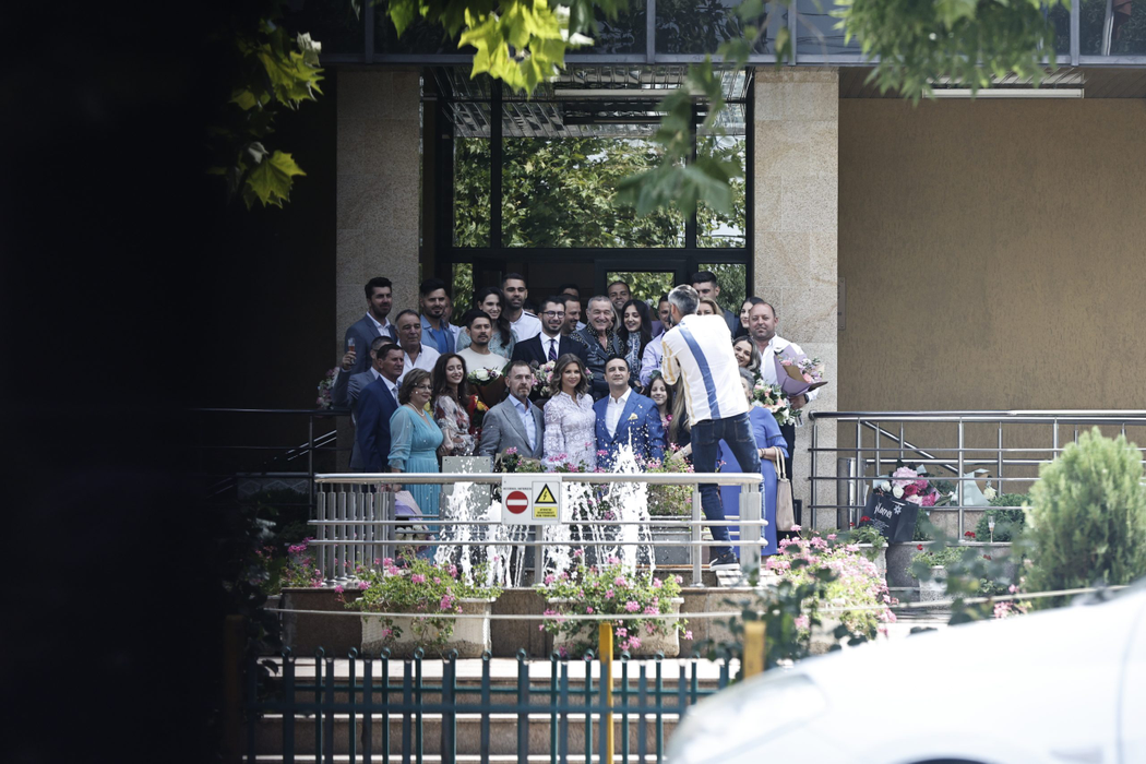 Iulia Florescu și Lucian Becali s-au cununat, joi, la Primăria Voluntari