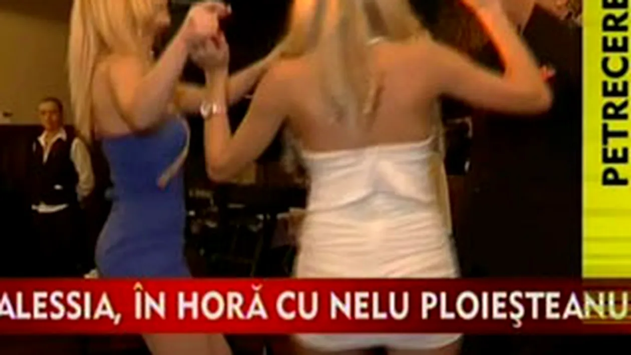 VIDEO Nelu Ploiesteanu a fost asaltat de Alessia pe ringul de dans! Vezi cum s-au incins la hora!