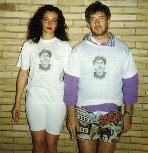 Mihaela Rădulescu, alături de Dan Chișu, înainte de a-și face operații estetice