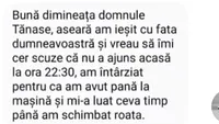 BANCUL ZILEI | Domnule Tănase, aseară am ieșit cu fata dumneavoastră și vrea să-mi cer scuze