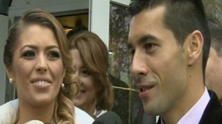 Primele imagini de la logodna Anei Gheorghe! Uite ce toaleta a avut si afla de ce nu a ajuns la ceremonie si sora ei, Elena Gheorghe!