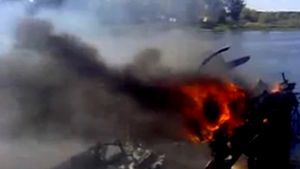 VIDEO Catastrofa aviatica! Un avion in care se afla echipa rusa de hochei s-a prabusit! 44 de oameni au murit!