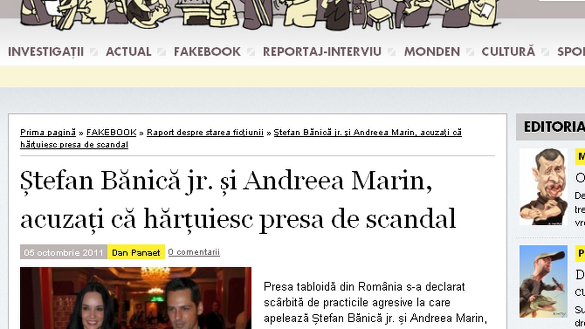 Jurnalistii din presa tabloida se declara scarbiti de practicile agresive ale Andreei Marin si Banica Jr.! Hartuiesc presa