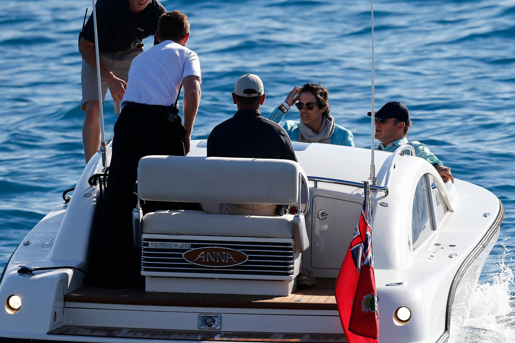 Actorul KEVIN SPACEY, cu barca la Festivalul de la Cannes! Imagini inedite cu nemilosul din ”House of cards”