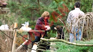 Ii hraneste cu manusi