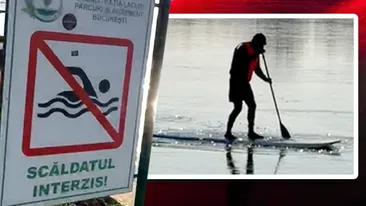 Spărgătorul de gheață de pe Herăstrău – eroul nebun al ultimei zile din an