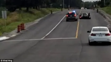 Batman, tras pe dreapta de Poliție! Cum a fost surprins pe o autostradă din Canada