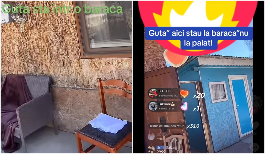 Baraca unde stă Nicolae Guță