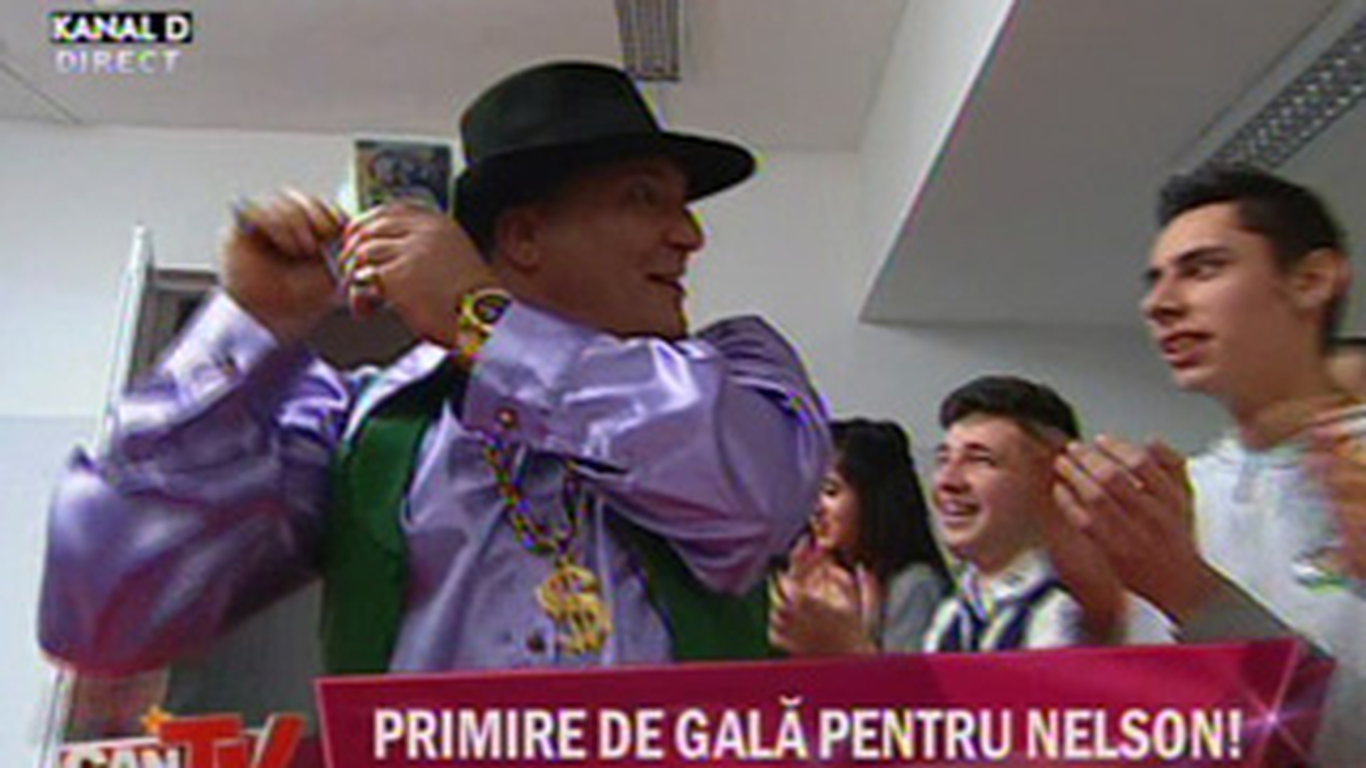 VIDEO Moment colosal la CANCAN TV! Nelson Mondialul a umplut platoul de sute de milioane si s-a rupt in figuri cu lautarii!