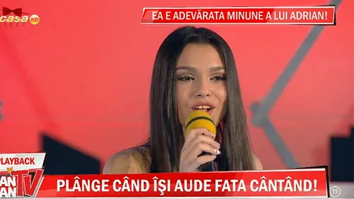 Ea este Minunea lui Adi Minune! Nu te-ai fi gandit vreodata ca fata manelistului poate canta asemenea colind Dumnezeiesc!