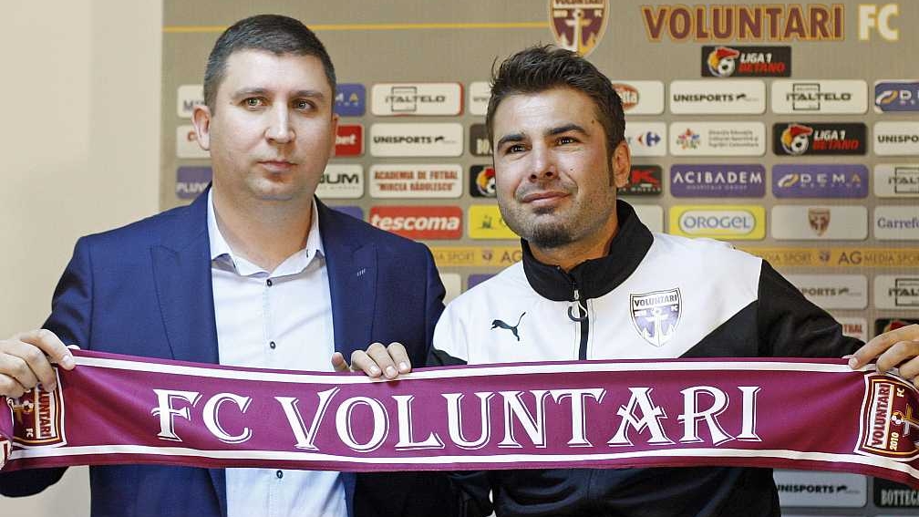 Adrian Mutu, debut cu dreptul pe banca Voluntariului!
