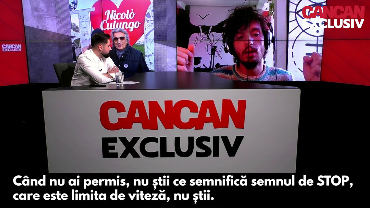 Nico, fiul lui Toto Cutugno, a făcut destăinuiri de suflet, în emisiunea CANCAN EXCLUSIV (Foto: captură video)