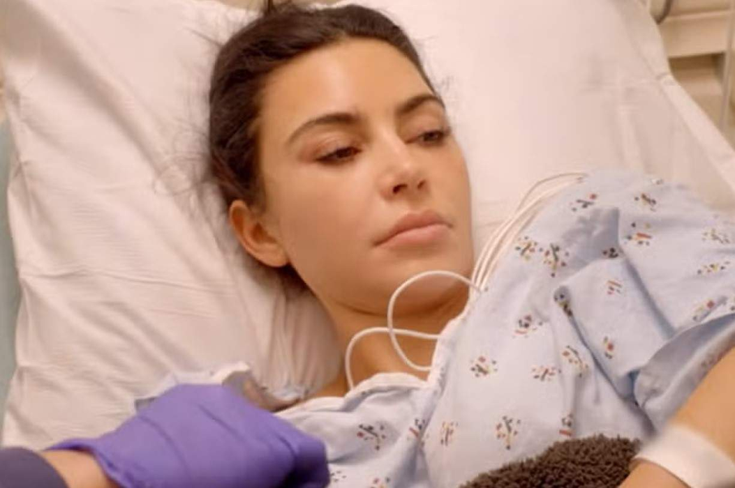Kim Kardashian la spital/ sursa foto: social media